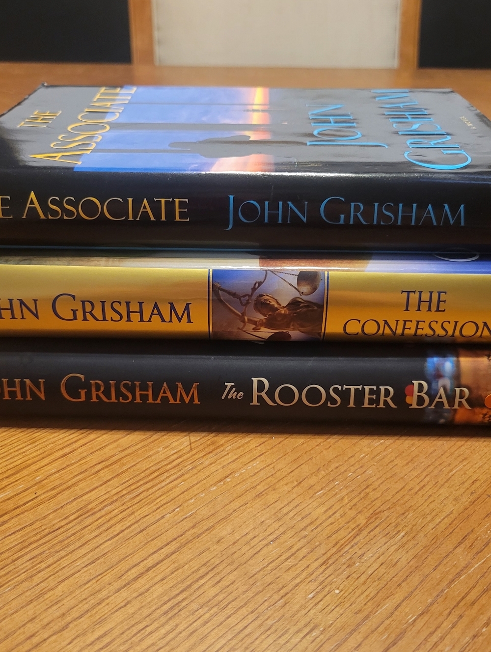 Lot Of 3 John Grisham 1st Print HC Books The Associate, Confession, Rooster Bar
